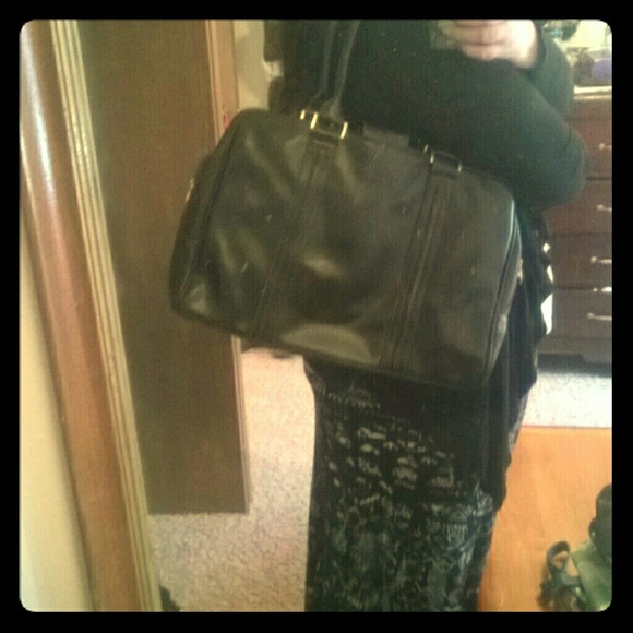 Brown laptop bag