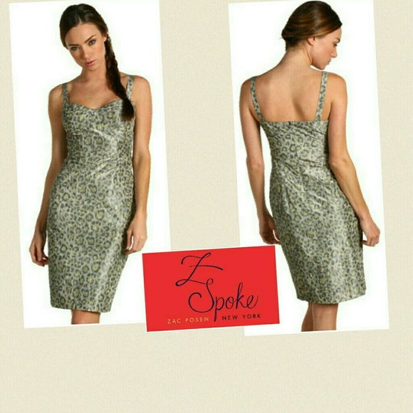 Z Spoke by Zac Posen Dresses & Skirts - Z Spoke by Zac Posen Leopard Corset Dress