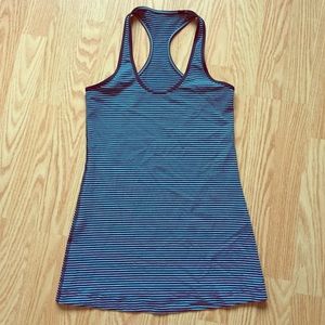 Lululemon CRB cool racer back tank size 6 striped