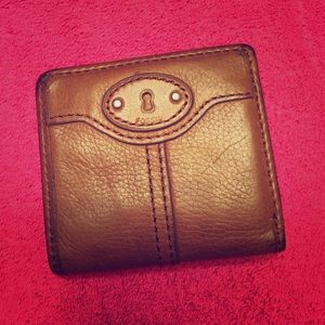 Small Fossil LEATHER Wallet