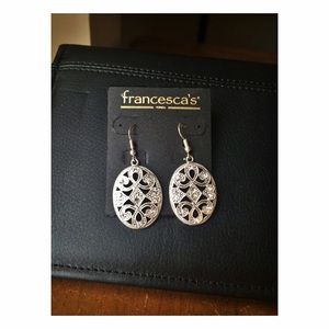 Francesca's Silver Earrings