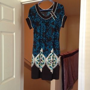 Geometric pattern dress