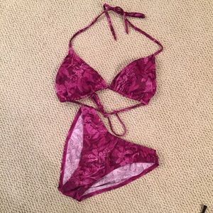 Two piece bathing suit