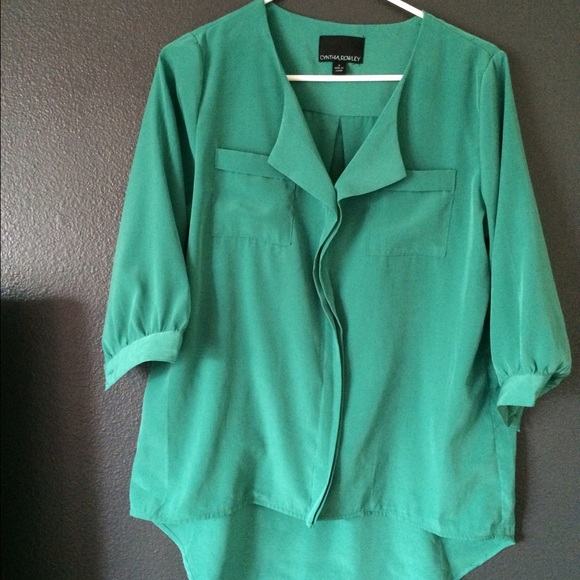 Cynthia Rowley flowy high-low blouse!