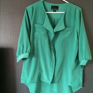 Cynthia Rowley flowy high-low blouse!