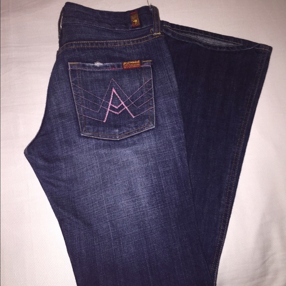 7 for All Mankind pink A pocket - Picture 1 of 2