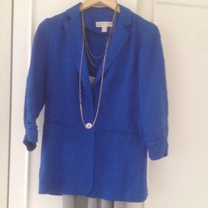 Michael kors linen blazer