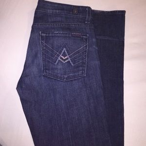 7 for all Mankind jeans stitch A pocket