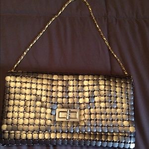 Bronze special occasion evening clutch