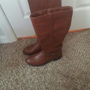 Brand new brown leather riding  boots