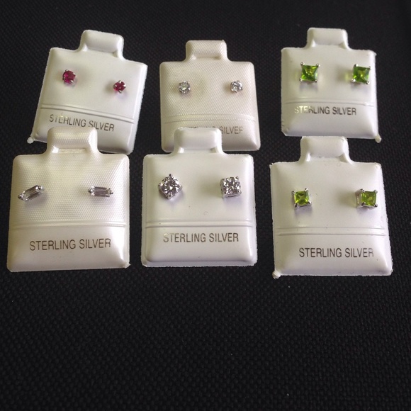 Small 925 silver earrings 12.00 each.