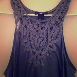 Pail navy blue tank