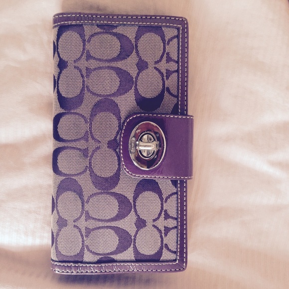 Purple Coach Wallet!!!