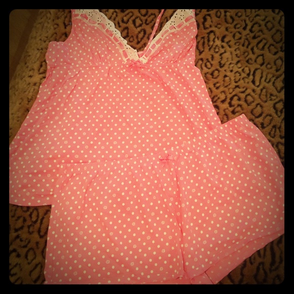 Victoria's Secret cotton 2 piece pajamas, medium