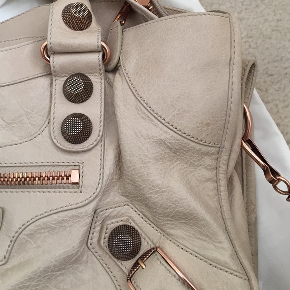 🍂SOLD. 💯Balenciaga Part Time Praline Rose Gold - Picture 3 of 4