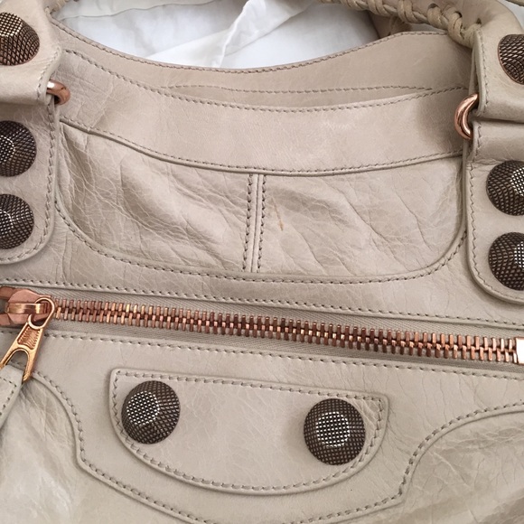 🍂SOLD. 💯Balenciaga Part Time Praline Rose Gold - Picture 4 of 4