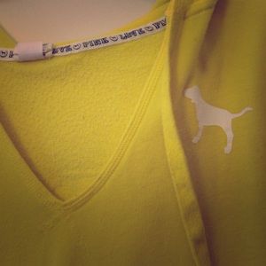 Yellow pink hoodie