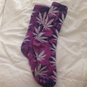 Tye dye p🍁t plant socks 😁
