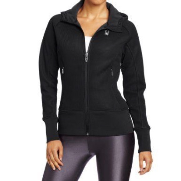 Spyder Full Zip Hoodie Core Sweater Black