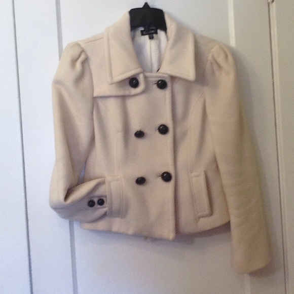 Bebe ivory wool coat - Picture 2 of 3