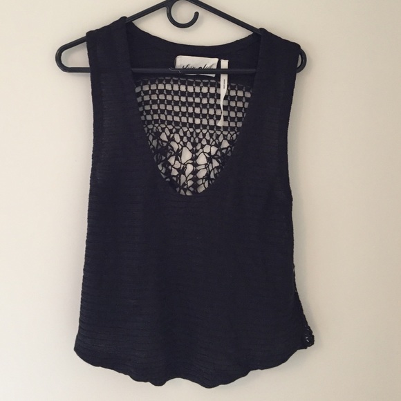 Yaya Aflalo black vest sz S
