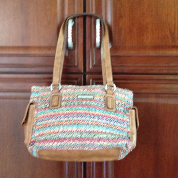 DONATING SOON 50% OFF embroidered leather bag