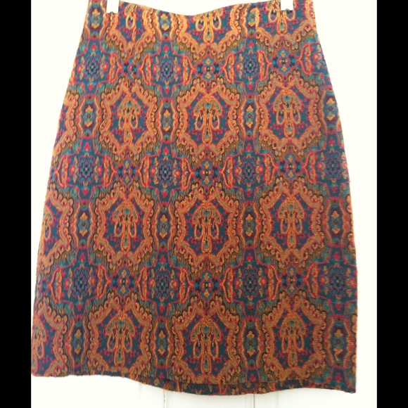 Colorful career skirt from the Limited!