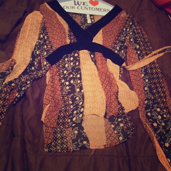 Rampage boho blouse