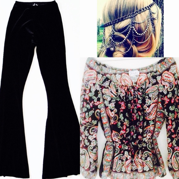 70s Vintage Authentic ✨Festival Top/ LARGE - Picture 4 of 4