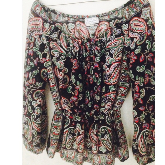 70s Vintage Authentic ✨Festival Top/ LARGE - Picture 3 of 4