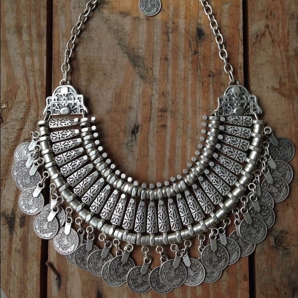 Free People Tribal Bib Necklace