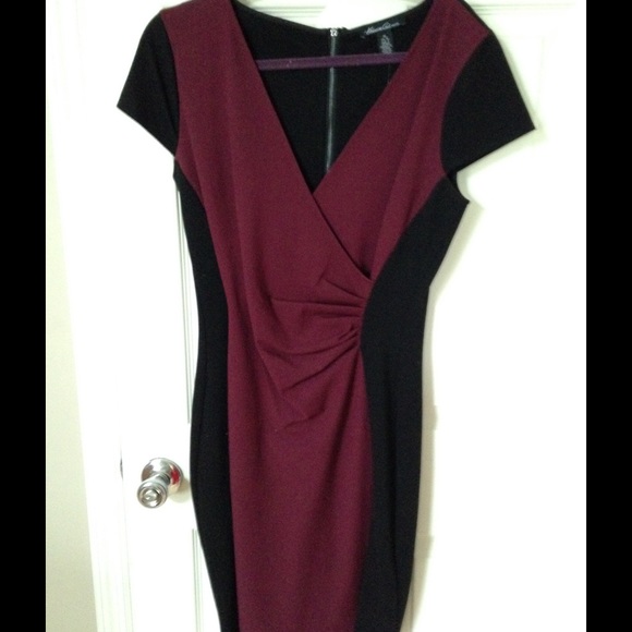 Kenneth Cole merlot dress