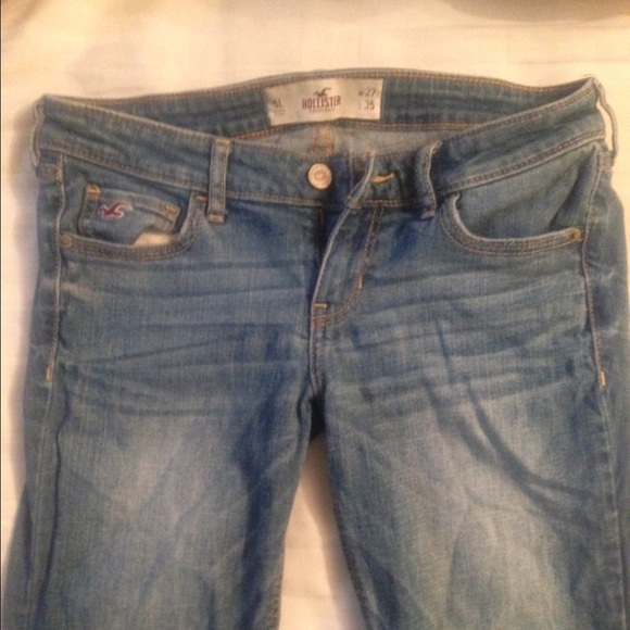 Hollister light wash straight jeans