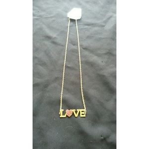 Gold Love Necklace!