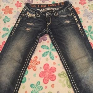 Rock Revival Straight Jeans Size 28