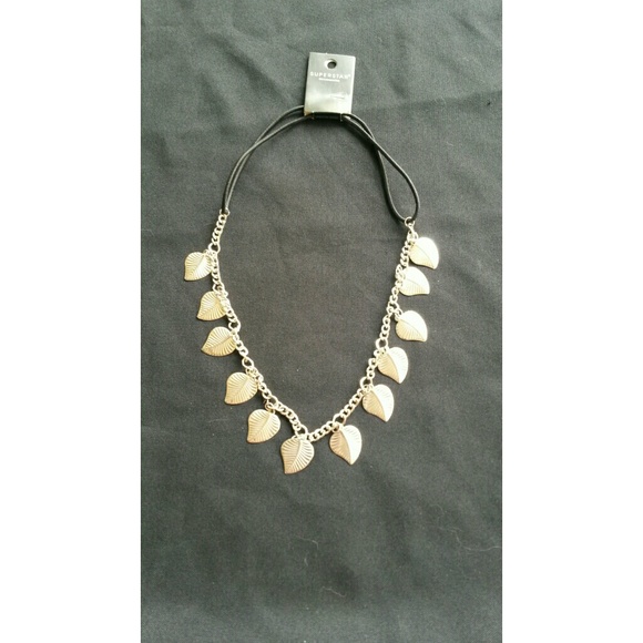 Beautiful Silver Leaf Headband!