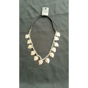 Beautiful Silver Leaf Headband!