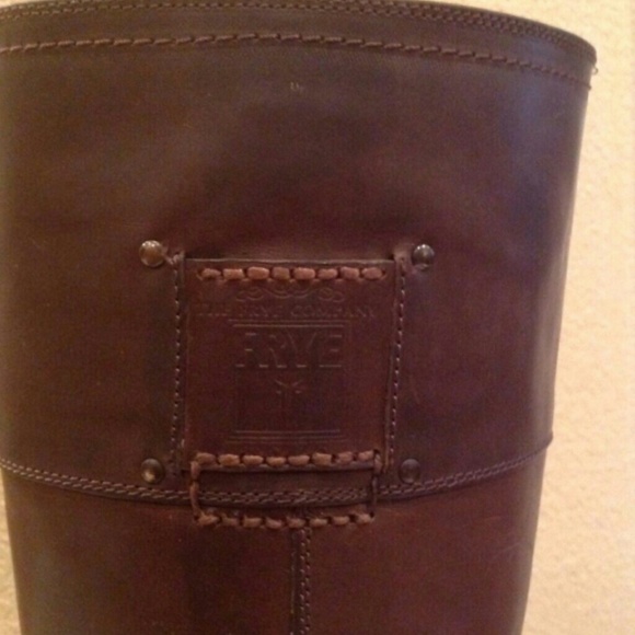 Frye Amelia Logo knee High boots