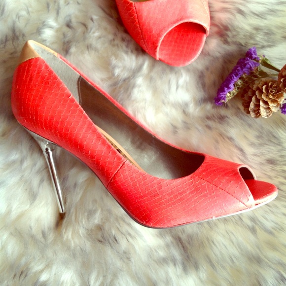NEW SAM EDELMAN new classic STILETTO CORAL shoes 6 - Picture 2 of 5