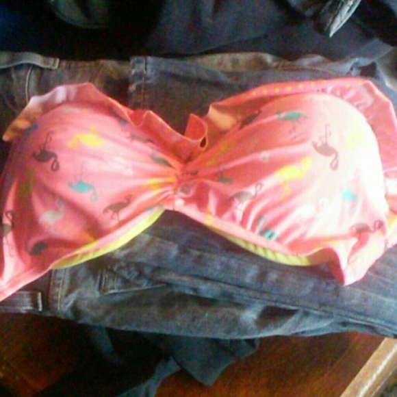 Push up strapless bikini top NWOT