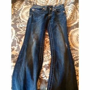 Girls flare style Miss Me jeans