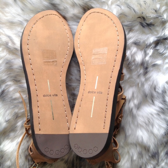 🌸SOLD🌸NEW DOLCE VITA leather lace up sandals 6.5 - Picture 4 of 4