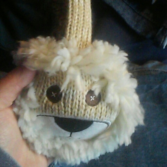 Fuzzy earmuffs.