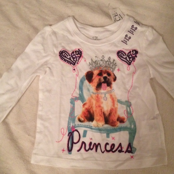 Princess Puppy baby girl long sleeve shirt