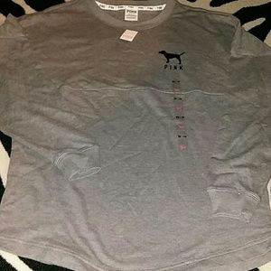 Grey from pink leopard sweater