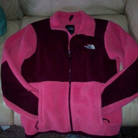 Pink northface jacket