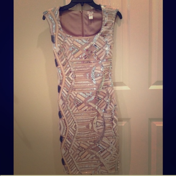 Caché Sequin dress