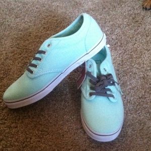 Turquoise vans