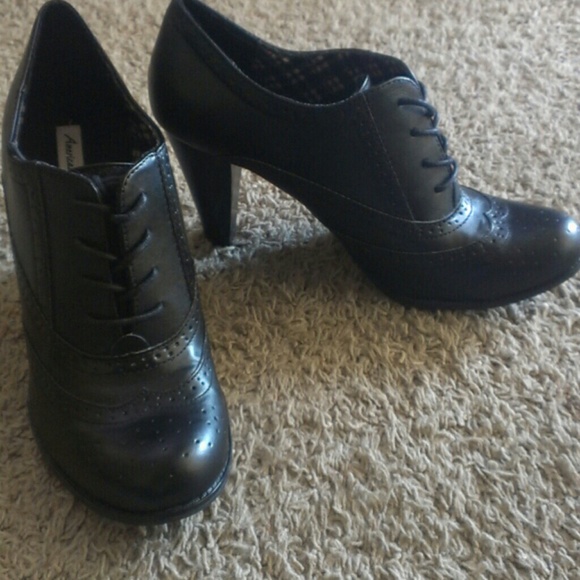 Black Leather Booties