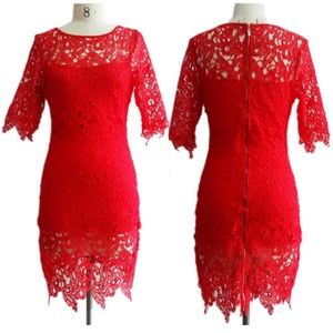 Red Lace Dress ❤️✨NEW✨